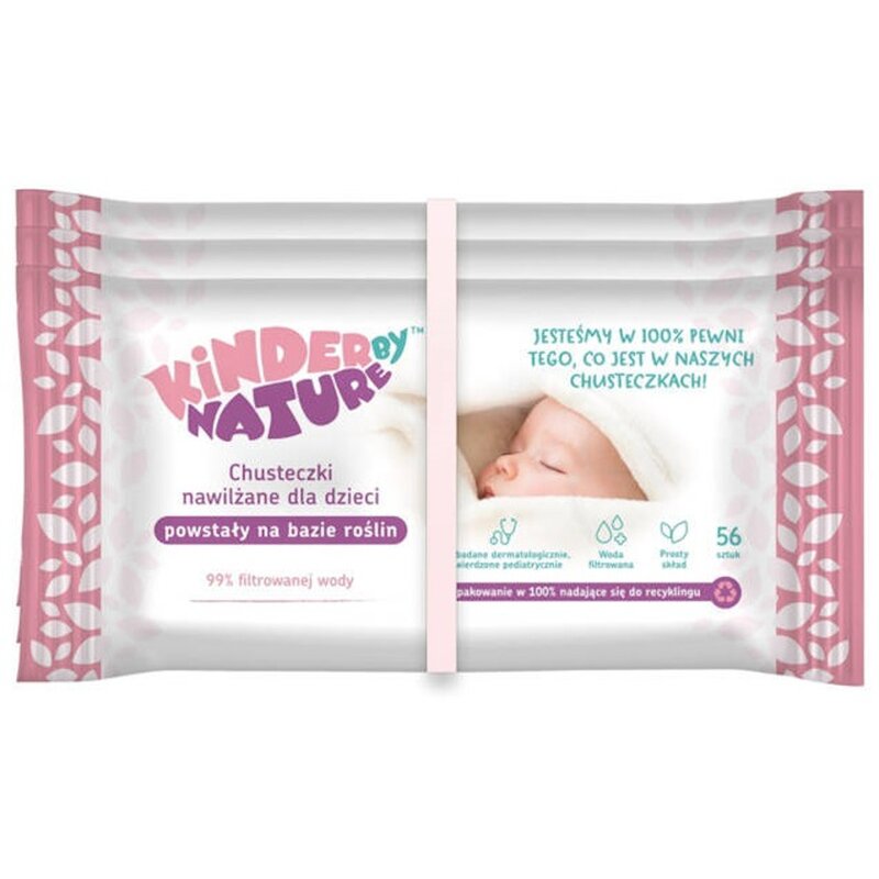 Chusteczki nawilżane KINDER BY NATURE 60418 (168 szt.)