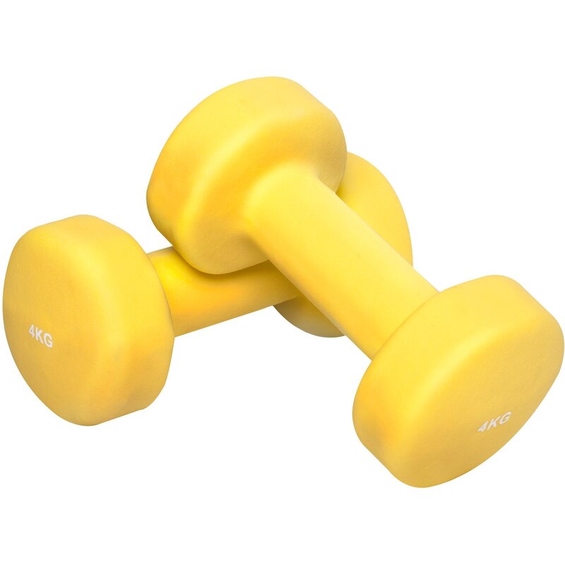Zestaw hantli GORILLA SPORTS 2491 (2 x 4 kg)
