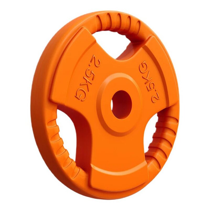 Obciążenie GORILLA SPORTS Grip 30/31 (2.5 kg) Pomarańczowy