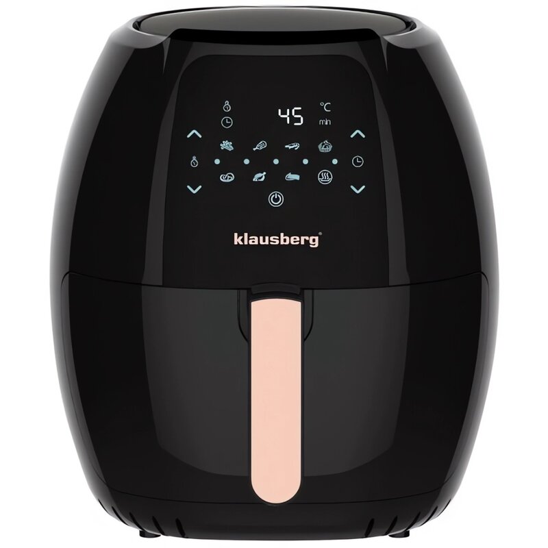 Air Fryer Frytkownica beztłuszczowa KLAUSBERG KB-7572 Czarny 7.7l 7 automatycznych programów