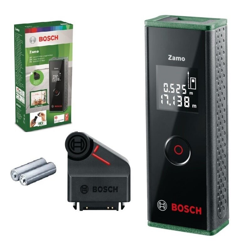 Dalmierz laserowy BOSCH Zamo III 0603672705 + Adapter (edycja limitowana) 20m