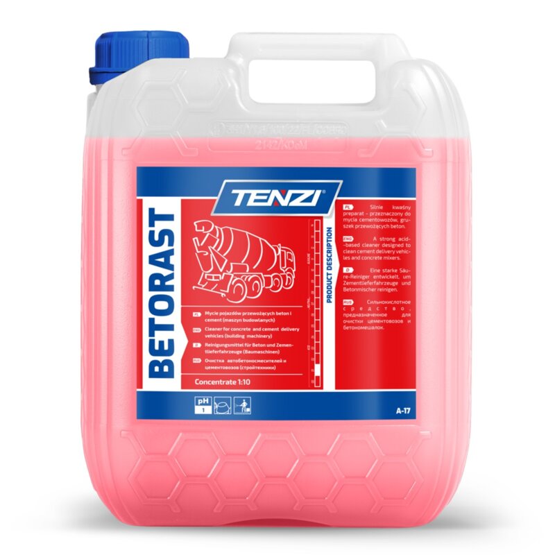 Płyn do usuwania rdzy, cementu i betonu TENZI BetoRast 5000 ml