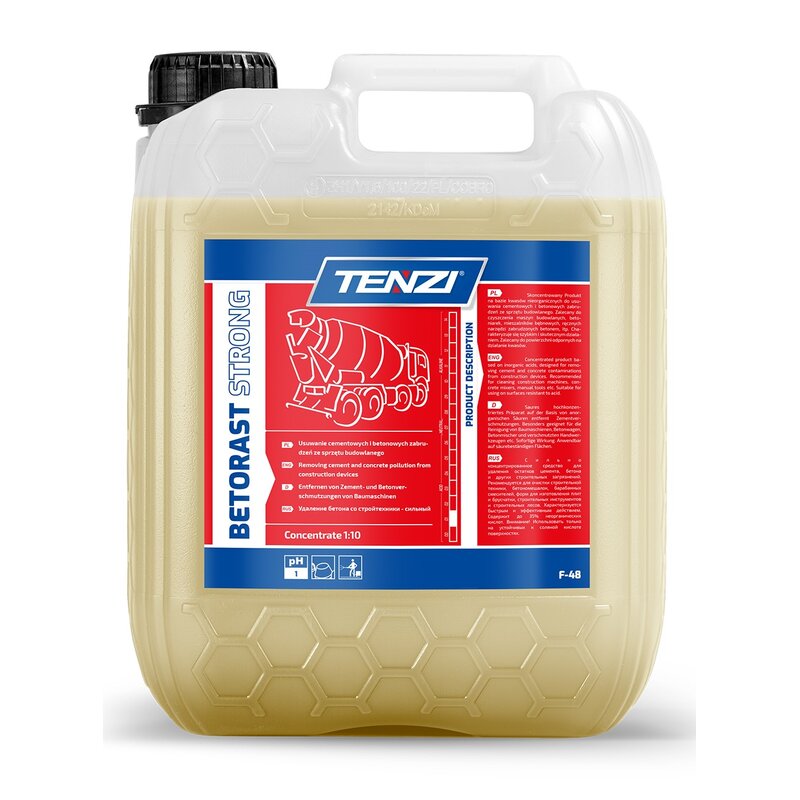 Płyn do usuwania rdzy, cementu i betonu TENZI BetoRast 5000 ml