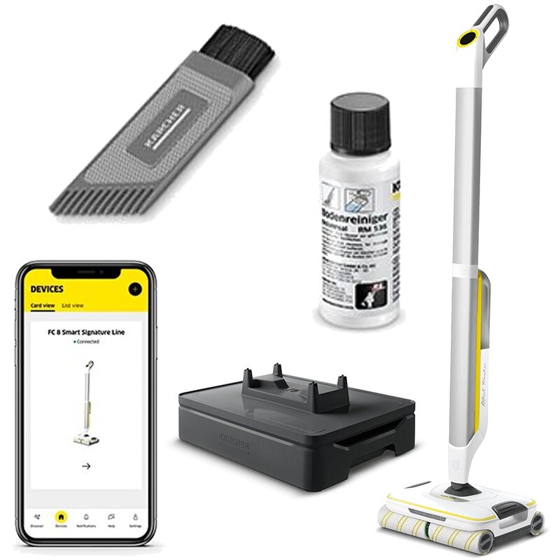 Mop elektryczny KARCHER FC 8 Smart Signature Line 1.055-711.0 (Bezprzewodowy) Ekskluzywna seria