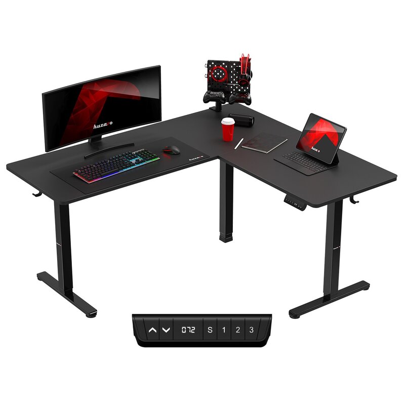 Biurko gamingowe HUZARO Hero 9.5 Czarny