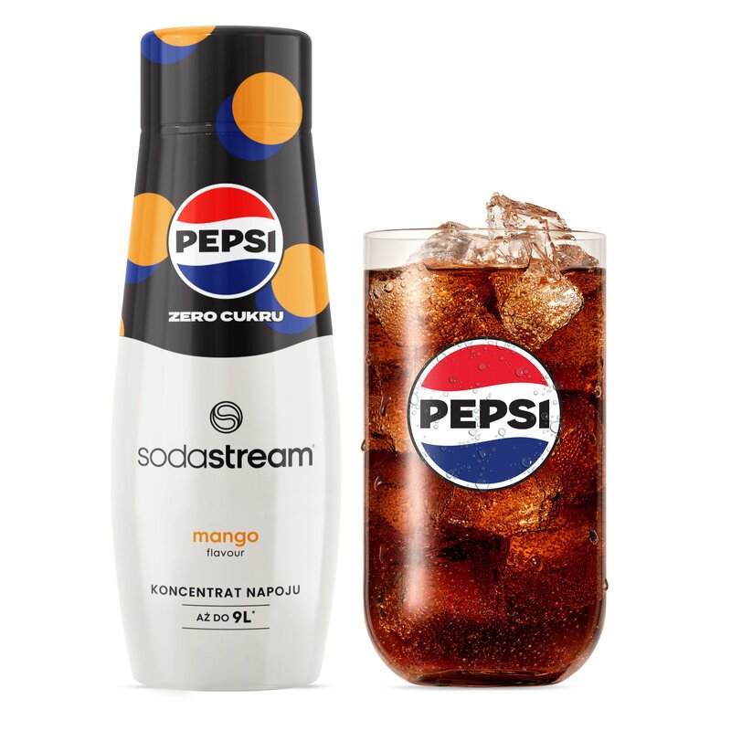 Syrop SODASTREAM Pepsi Max Zero Cukru Mango 440 ml
