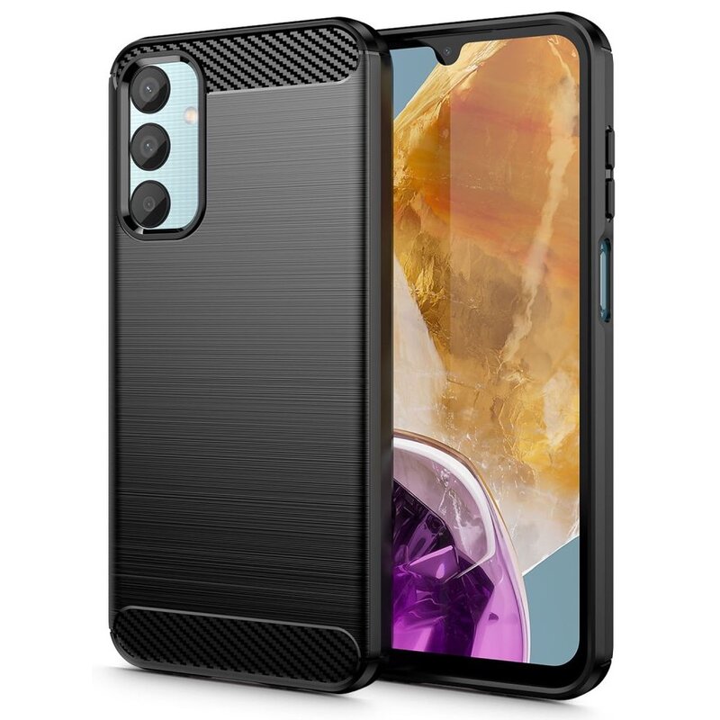 Etui TECH-PROTECT TPUCarbon do Samsung Galaxy M15 5G Czarny