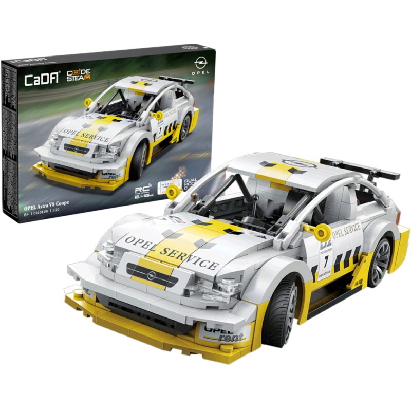 Klocki plastikowe CADA Make Your Bricks Move Opel Astra V8 Coupe RC Zdalne sterowanie C51081W