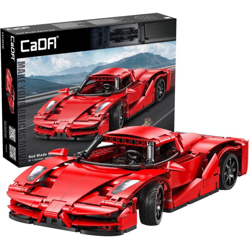 Klocki konstrukcyjne CADA Red Blade Sport Car Zdalne sterowanie C51304W