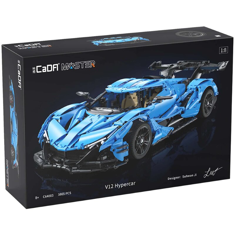 Klocki konstrukcyjne CADA Master V12 Hypercar C64003W
