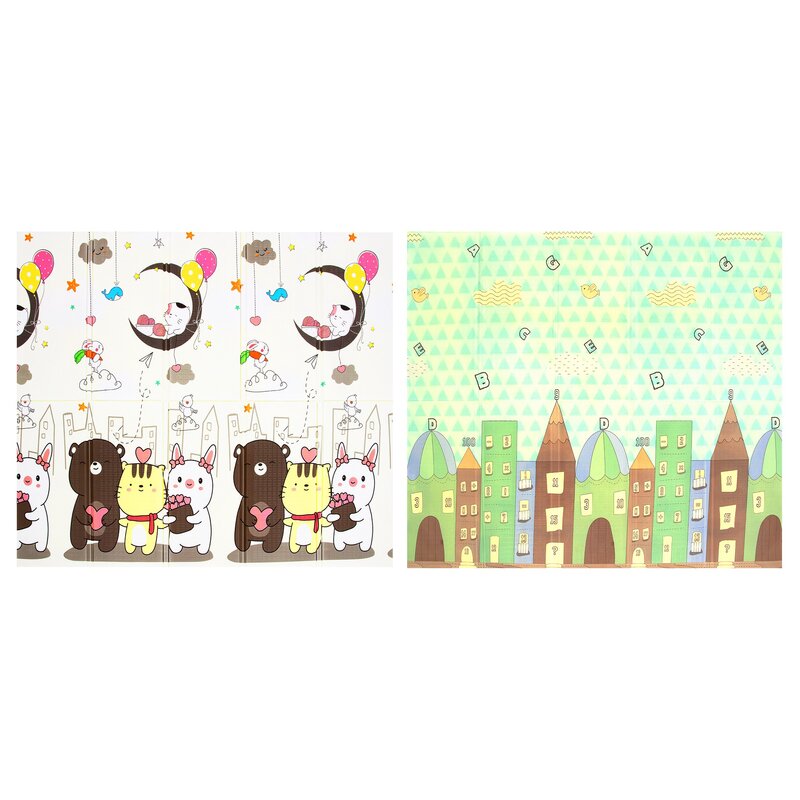 Mata piankowa HUMBI Składana 200 x 180 x 1 cm 0006