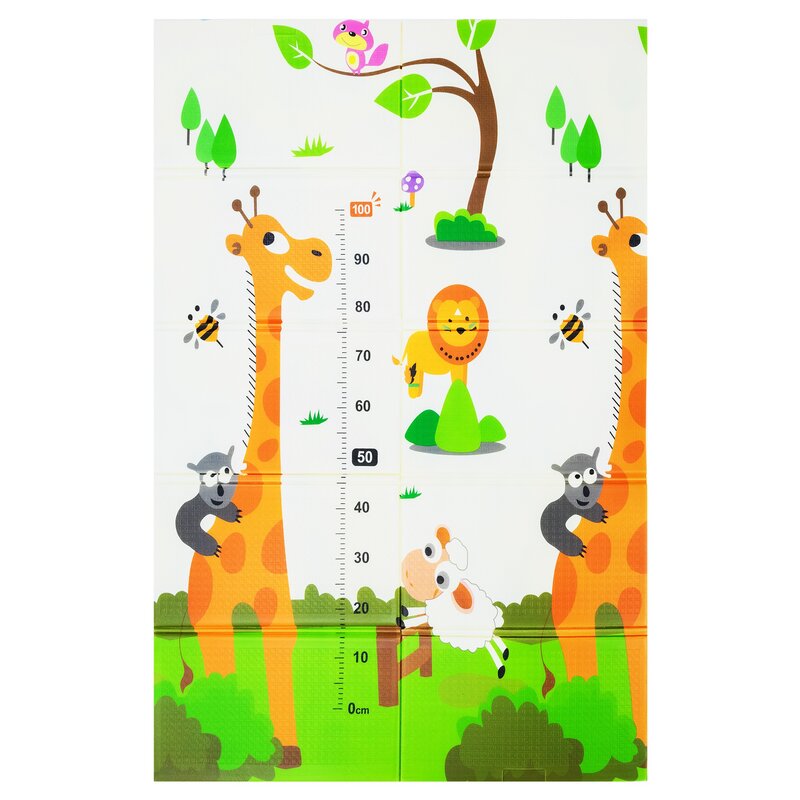 Mata piankowa HUMBI Składana 120 x 180 x 0.8 cm 3430 Wielokolorowa