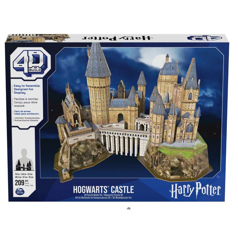 Puzzle 3D SPIN MASTER 4D Build Harry Potter Hogwarts Zamek (209 elementów)
