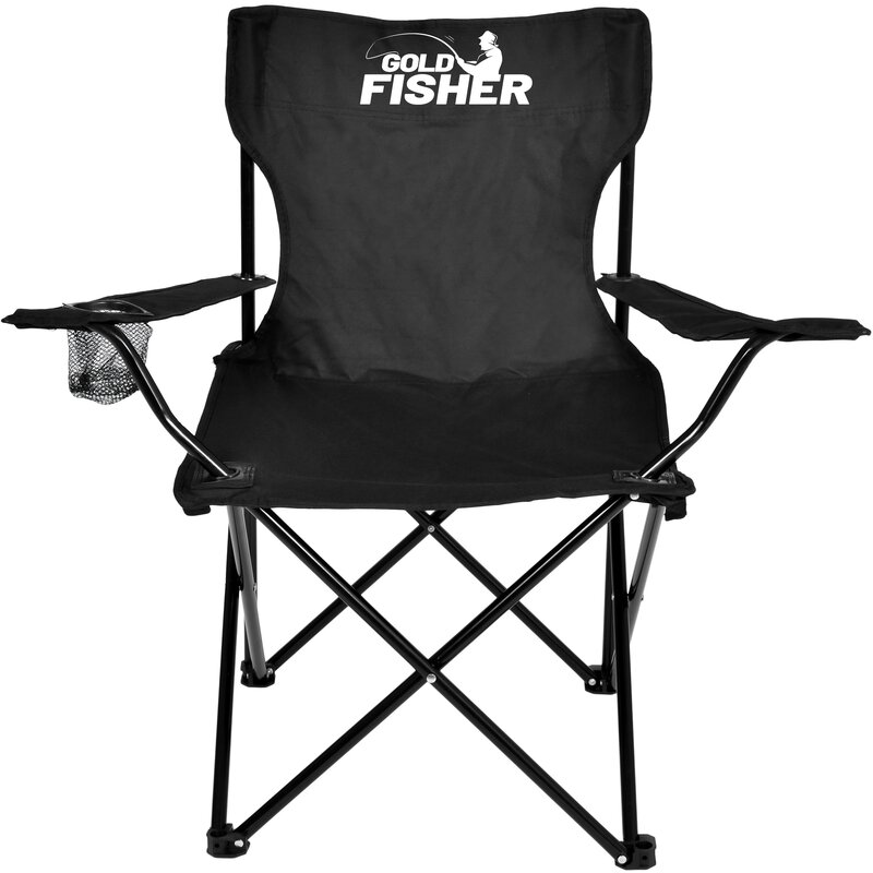 Krzesełko wędkarskie GOLD FISHER Hugo 064230MG Czarny