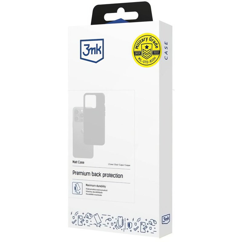 Etui 3MK Matt Case do Honor X8B Czarny