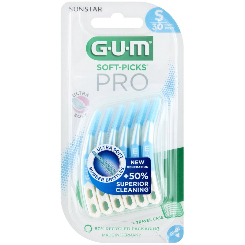 Szczoteczka międzyzębowa SUNSTAR GUM Soft-Picks Pro S (30 sztuk)