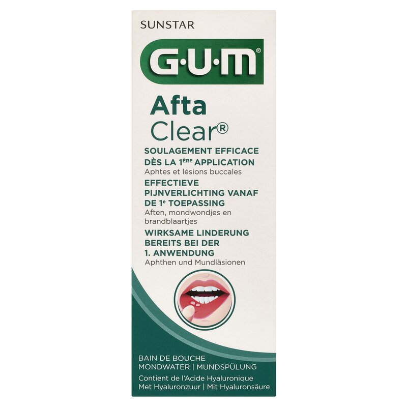 Płyn na afty SUNSTAR GUM AftaClear 120 ml