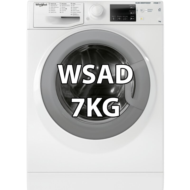 Pralka WHIRLPOOL MEWRSB7259WSPL 7kg Slim 44.2cm 1200obr