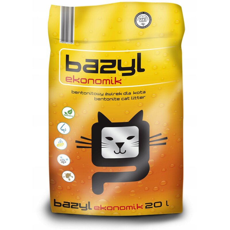 Żwirek dla kota BAZYL Ekonomik 20 l
