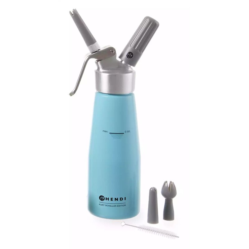 Syfon do bitej śmietany HENDI Kurt Scheller Edition 0,5 l Niebieski
