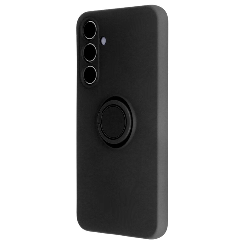 Etui TECTO SHIELD Finger Ring do Samsung Galaxy S23 FE Czarny