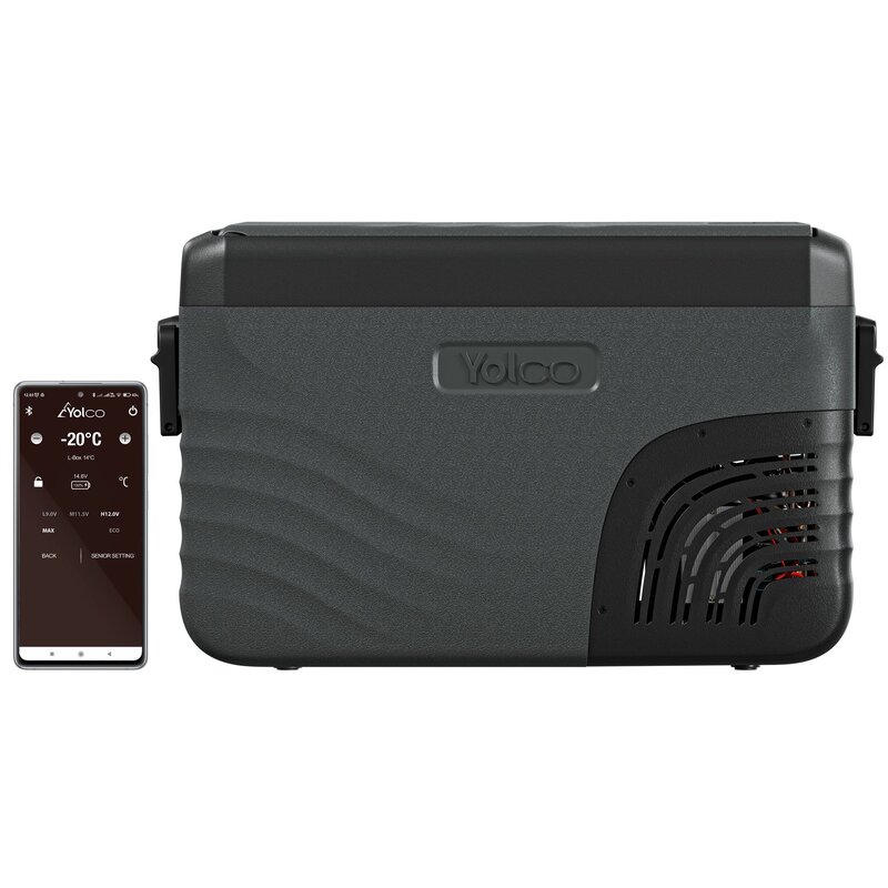 Lodówka YOLCO KX30 Szaro-czarny