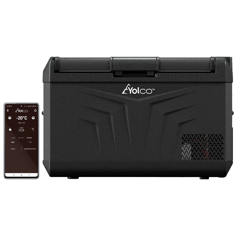 Yolco GCX37 37l Gniazdo akumulatora Funkcja antyskroplinowa Aplikacja Bluetooth Czarny
