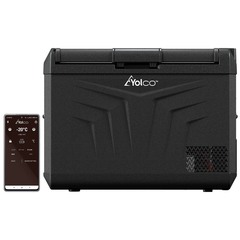 Yolco GCX47 47l Gniazdo akumulatora Funkcja antyskroplinowa Aplikacja Bluetooth Czarny