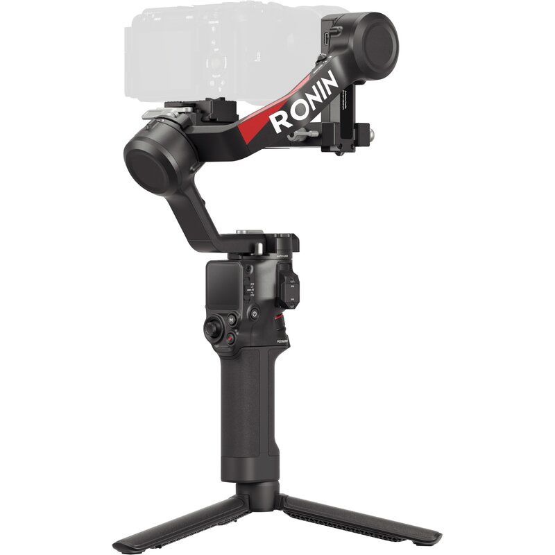 Gimbal DJI RS 4 algorytm stabilizacji 4. generacji, udźwig do 3 kg, wsparcie nagrywania w pionie