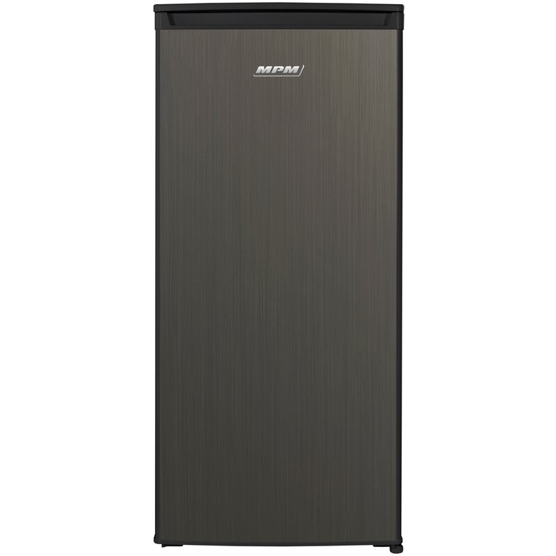 Lodówka MPM MPM-200-CJ-19/E 122 cm pojemność 200 L oświetlenie LED dark inox stalowa