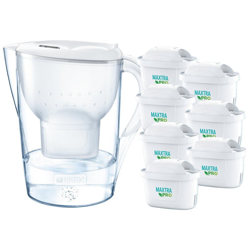 Dzbanek filtrujący BRITA Marella XL Biały + 7 wkładów Pure Peformance Pro