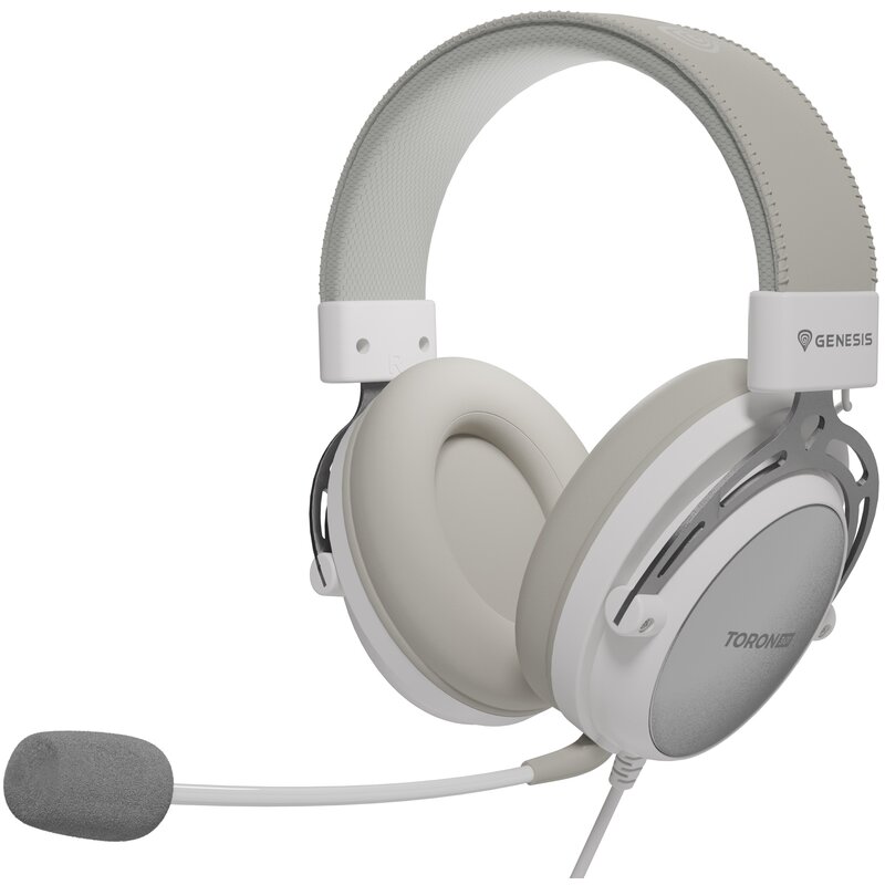 Słuchawki GENESIS Toron 301 Nauszne, Dźwięk przestrzenny Biały