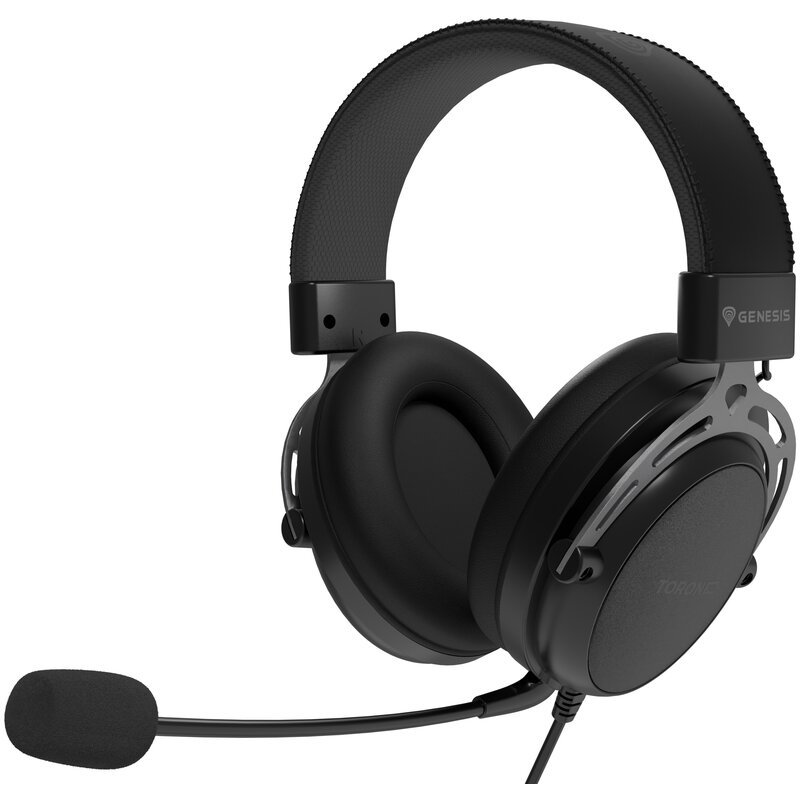 Słuchawki GENESIS Toron 301 Nauszne, Dźwięk przestrzenny Czarny