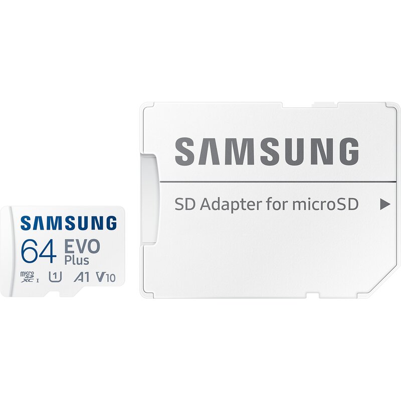 Karta pamięci SAMSUNG Evo Plus MicroSDXC 64GB + Adapter MB-MC64SA EU