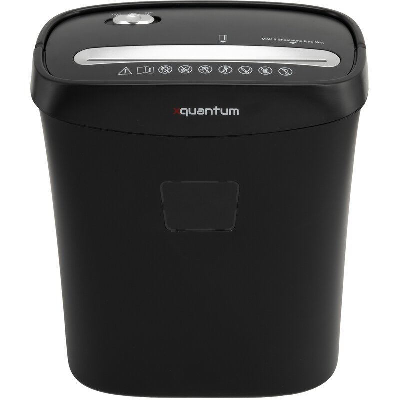 Niszczarka XQUANTUM PS401 15 L, Ścinki, Automatyczny Start/Stop, Funkcja cofania