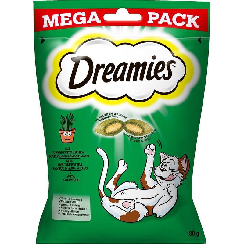 Przysmak dla kota DREAMIES z kocimiętką 180 g