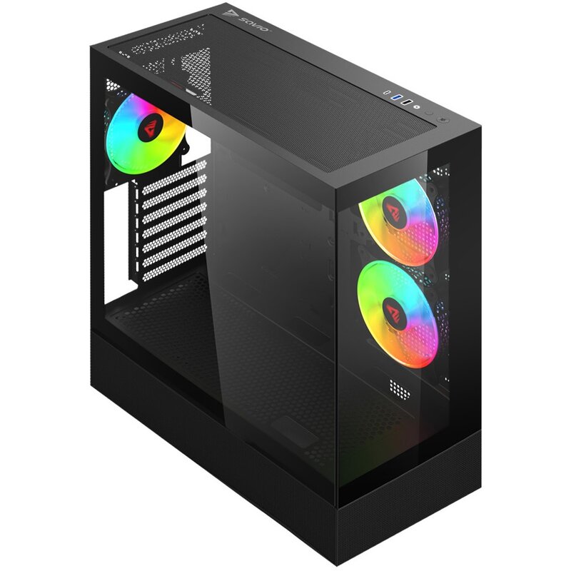 Obudowa SAVIO Sigma X1 Czarny