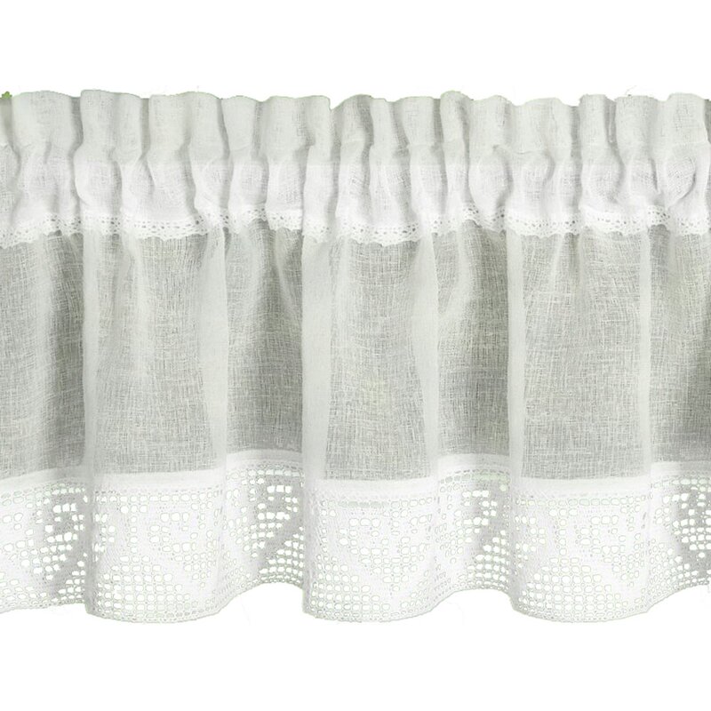Firana gotowa EUROFIRANY Gabi 150 x 30 cm Kremowy