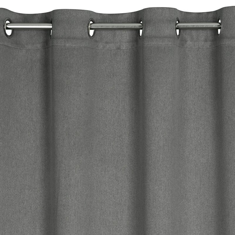 Zasłona EUROFIRANY Carlo 135 x 250 cm Popielaty