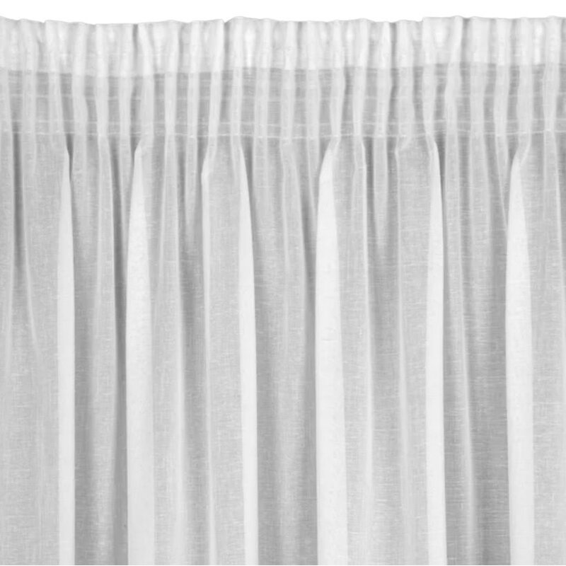 Firana gotowa EUROFIRANY Sandra 140 x 270 cm Biały