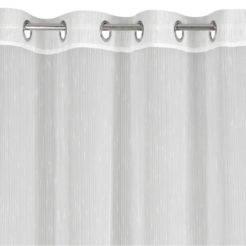 Firana gotowa EUROFIRANY Pilar 350 x 250 cm Biały