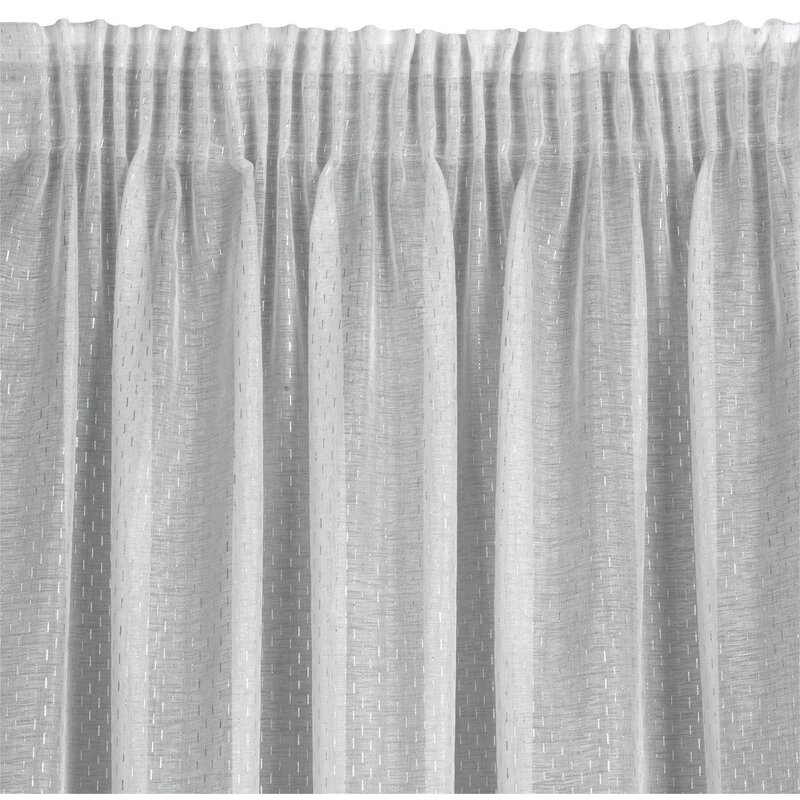 Firana gotowa EUROFIRANY Loara 140 x 270 cm Biały