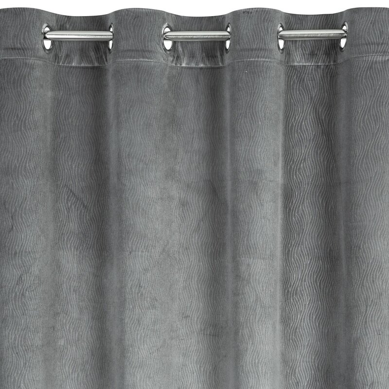 Zasłona EUROFIRANY Lili 140 x 250 cm Szary