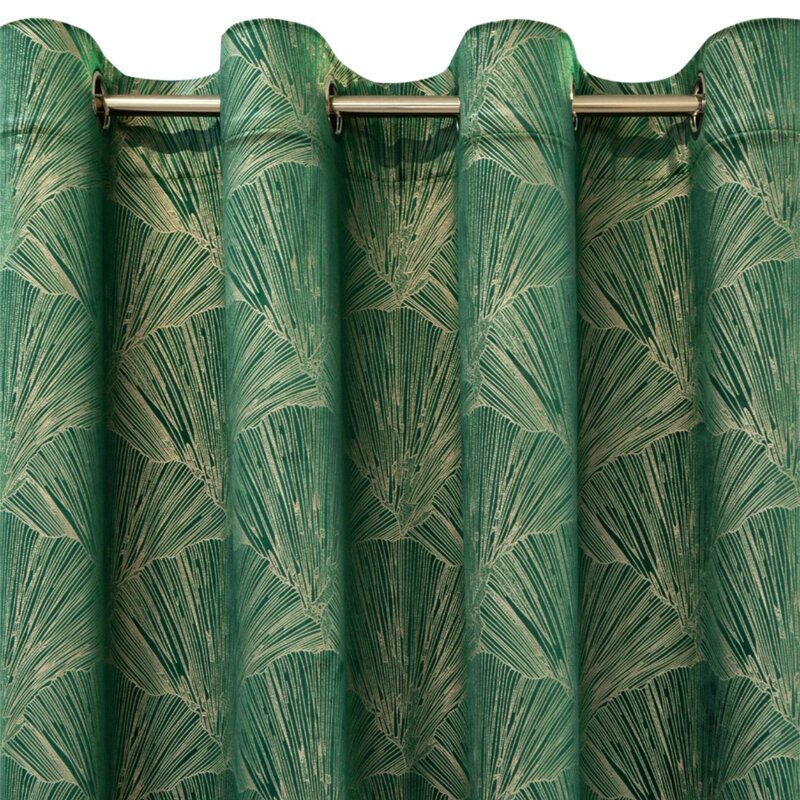 Zasłona EUROFIRANY Goja 140 x 250 cm Zielony