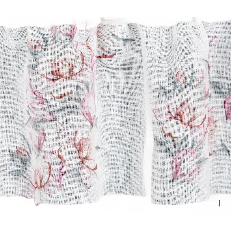 Firana gotowa EUROFIRANY Suzy 150 x 30 cm Biały