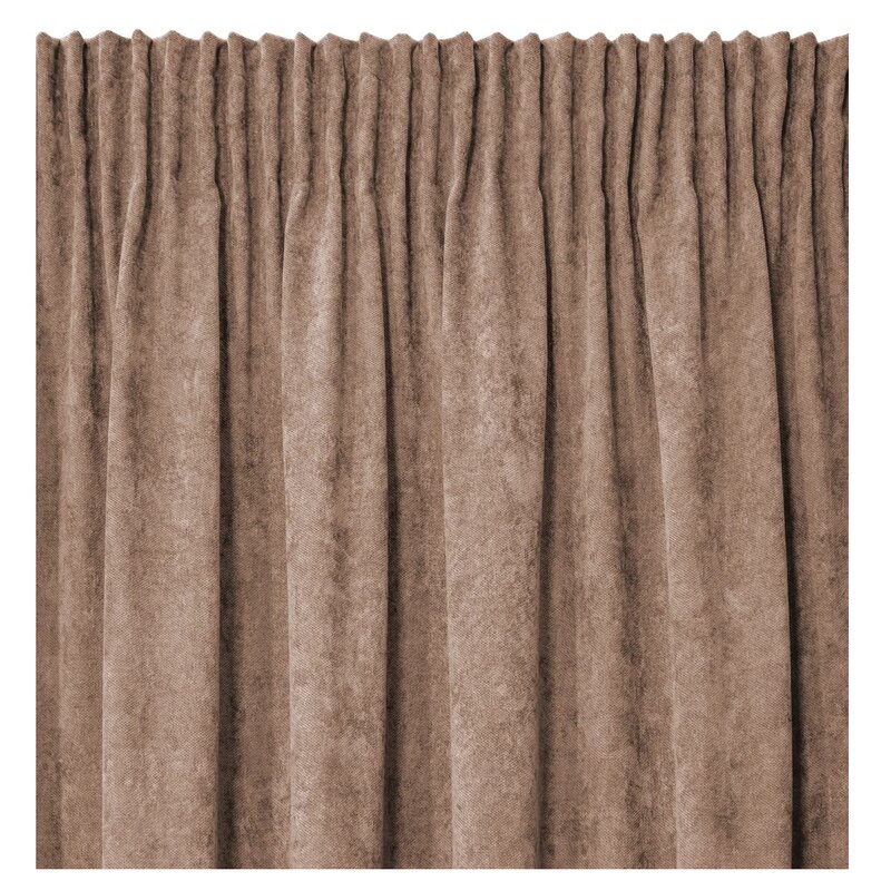 Zasłona EUROFIRANY Anisa 140 x 270 cm Ciemnoróżowy