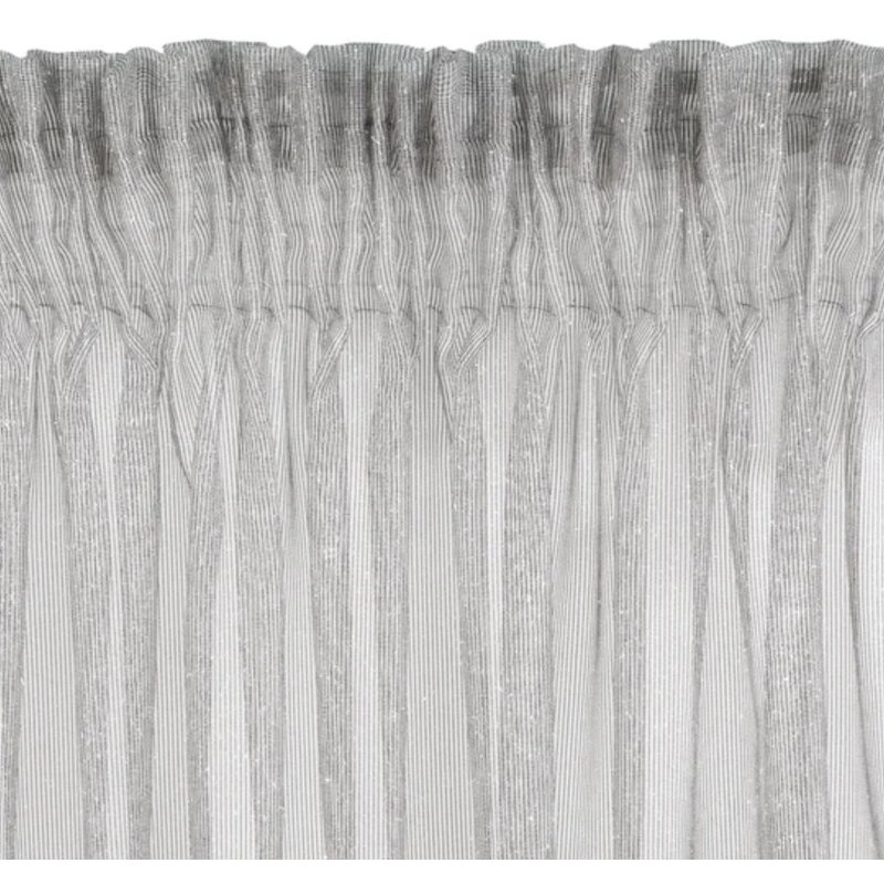 Firana gotowa EUROFIRANY Raja 140 x 270 cm Szary