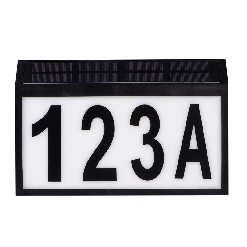 Lampa solarna LIGHTLOGIC Podświetlany numer domu LL SLR LED NUM 31339