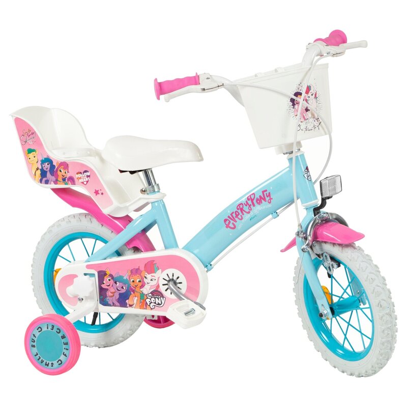 Rower dziecięcy TOIMSA My Little Pony 12 cali Błękitny Wzrost: 85-100 cm Wiek: 3-5 lat