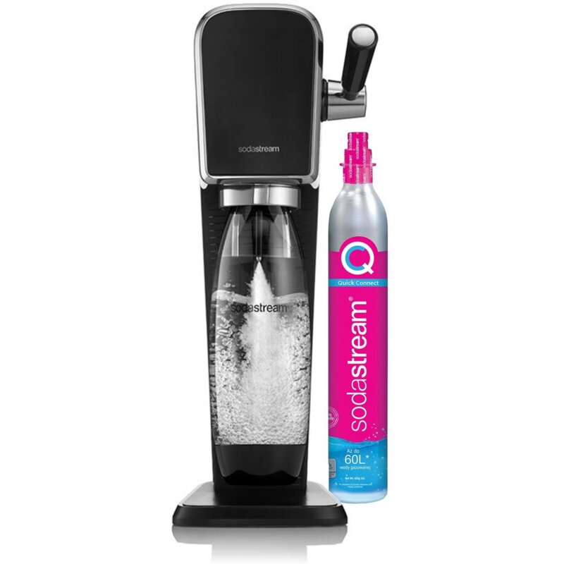 Saturator SODASTREAM Art Czarny + Syrop SODASTREAM Pepsi Max Zero Mango 440 ml bez cukru